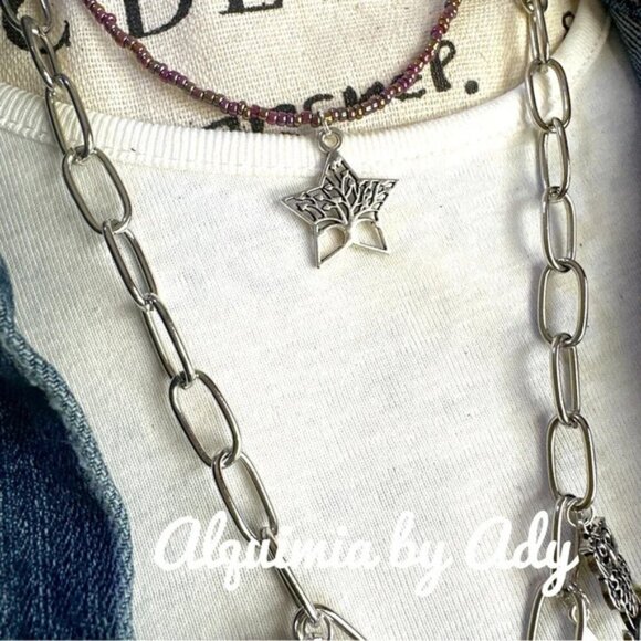 Alquimia Silver Charm Necklace - Picture 3 of 3